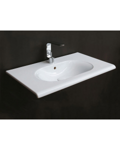 Ceramica Cielo Fluid FLLS80 wandhängendes Waschbecken