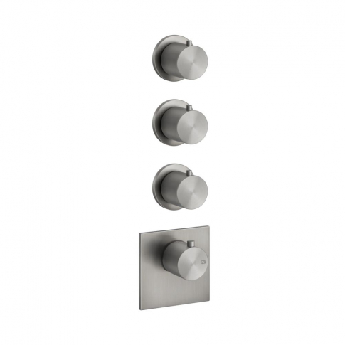 Thermostatischer Mischhahn mit hohem Durchfluss für Wandmontage Gessi 316 54506 | Edilceram Design
