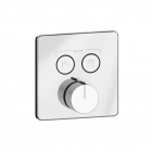 Gessi HI-FI Comfort 38718 Zweifunktions-Thermostat-Brausemischer mit Ein-/Aus-Tasten | Edilceram Design