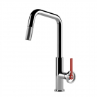 Einhebel-Spültischmischer mit Ausziehfunktion Gessi Officine V 60203 | Edilceram Design
