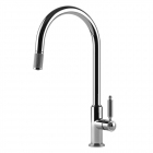 Einhebel-Spültischmischer mit Ausziehbrause Gessi Venti20 60622 | Edilceram Design