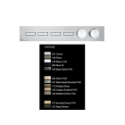 Gessi Hi-Fi Linear 63015 + 63016 Thermostat-Brausebatterie für die Wandmontage | Edilceramdesign
