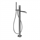 Bodenstehender Wannenmischer mit automatischer Umstellung Gessi Habito Intreccio 70128 | Edilceram Design