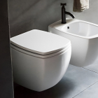 Agape 750 ACER0750WRRSZ wandhängende Toilette ohne Rand | Edilceram Design