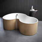 Agape Dr AVAS1090ZR freistehende Solid Surface Badewanne | Edilceram Design