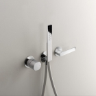 Cea Design Ayla AYL30 Wand-Thermostat-Wannen-/Brausemischer mit 2-Wege-Umsteller und Handbrause | Edilceram Design