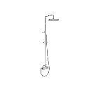 Duschsäule mit Kopfbrause und Handbrause Fima Texture Collection F5605/2H | Edilceramdesign