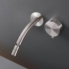 Wandmontierte Waschtischarmatur mit Schwenkauslauf und Doppelbewegung Cea Design Giotto Plus GIO79 | Edilceram Design