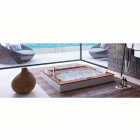 Jacuzzi Aura Plus Corian 9443730* Whirlpool in der Badewanne mit Marmor | Edilceramdesign
