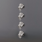 CEA Milo360 MIL63 thermostatische Brausebatterie mit 3 Armaturen | Edilceramdesign