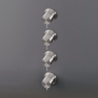 CEA Milo360 MIL63 thermostatische Brausebatterie mit 3 Armaturen | Edilceram Design