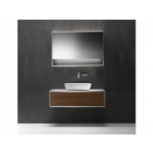 Falper Shape Evo #A1 Schrank mit 1 Schublade, integrierter Platte und Aufsatzwaschbecken 93 cm | Edilceramdesign