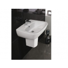 Ein wandhängendes Waschbecken, entweder als Sockel oder als Halbsäule 60 cm ONWB00002 | Edilceram Design