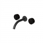 Zucchetti Isy22 ZIS5640.N6 3-Loch-Waschtischmischer – Mattschwarz | Edilceram Design