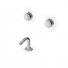 Zucchetti Sablier ZSL5737.X Bidetmischer mit auf der Arbeitsplatte montiertem Auslauf | Edilceram Design