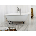 Zucchetti Kos Agora 1AGBI freistehende Badewanne aus Silkstone | Edilceramdesign