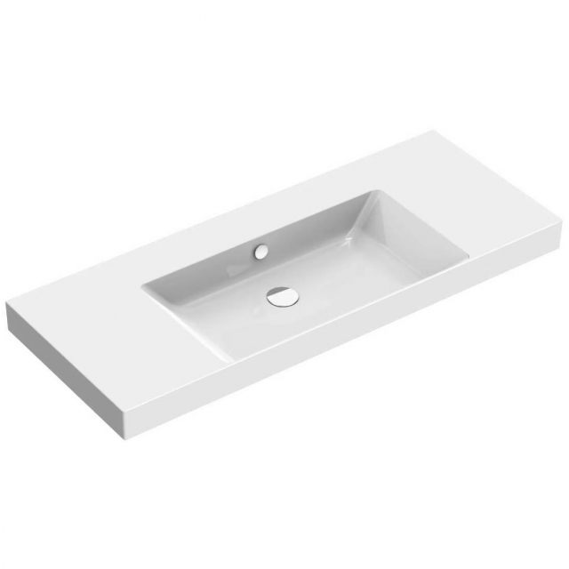 Aufsatz-/Einbauwaschbecken Catalano Zero 125 1125ZEUP00 aus Keramik | Edilceram Design