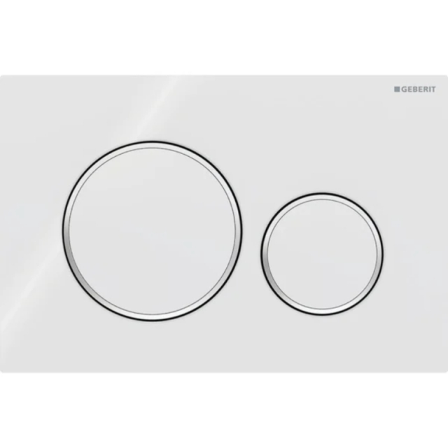 Geberit Sigma20 2-Tasten-Betätigungsplatte 115.882.11.1 | Edilceram Design