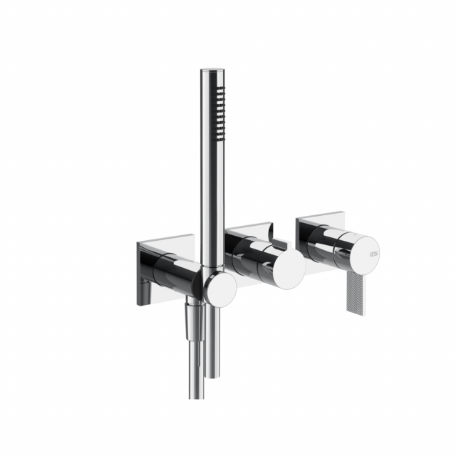 Gessi Inverso Diamantato 73636 2-Wege-Wand-Brausebatterie | Edilceram Design