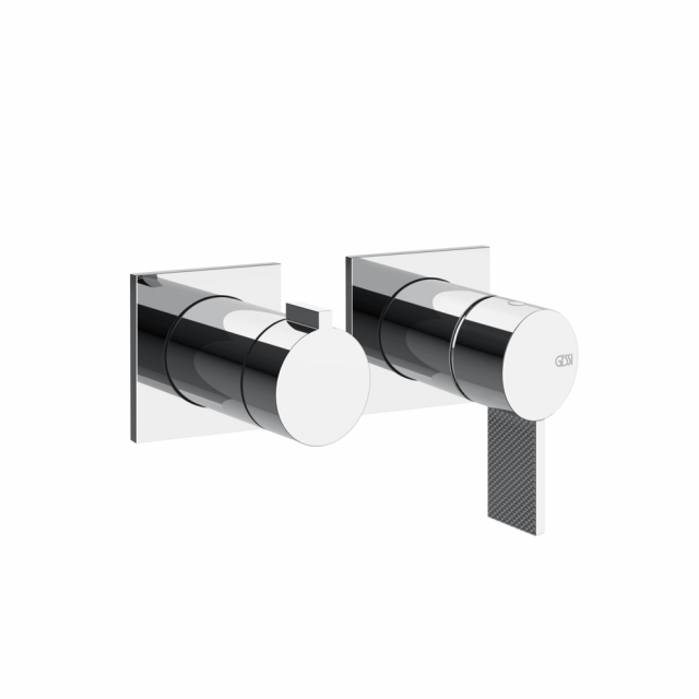 Gessi Inverso Diamantato 73638 2-Wege-Wand-Brausebatterie | Edilceram Design