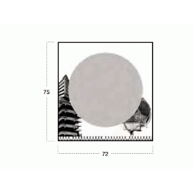 Antonio Lupi Collage COLLAGE320 3-lagiger runder Wandspiegel | Edilceram Design