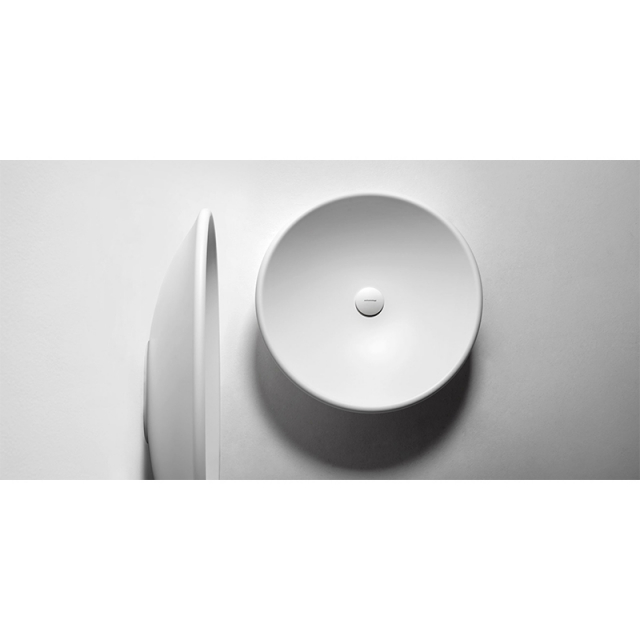 Antonio Lupi Rim RIM54 runder Aufsatzwaschtisch in Flumood | Edilceram Design