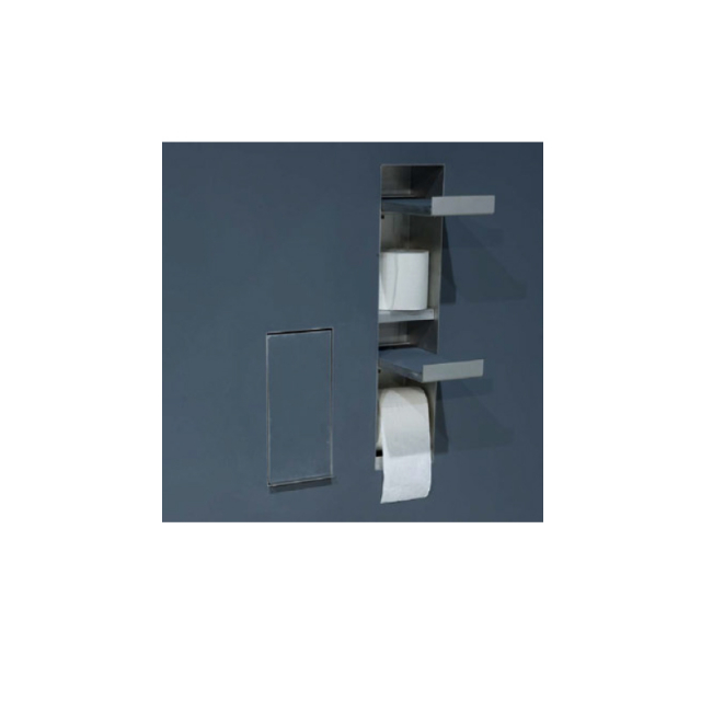 Antonio Lupi SESAMO5 Wand-WC-Rollenhalter mit Edelstahl-Begleitung | Edilceramdesign