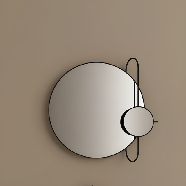 Agape Revolving Moon ASPE039E runder Wandspiegel | Edilceram Design