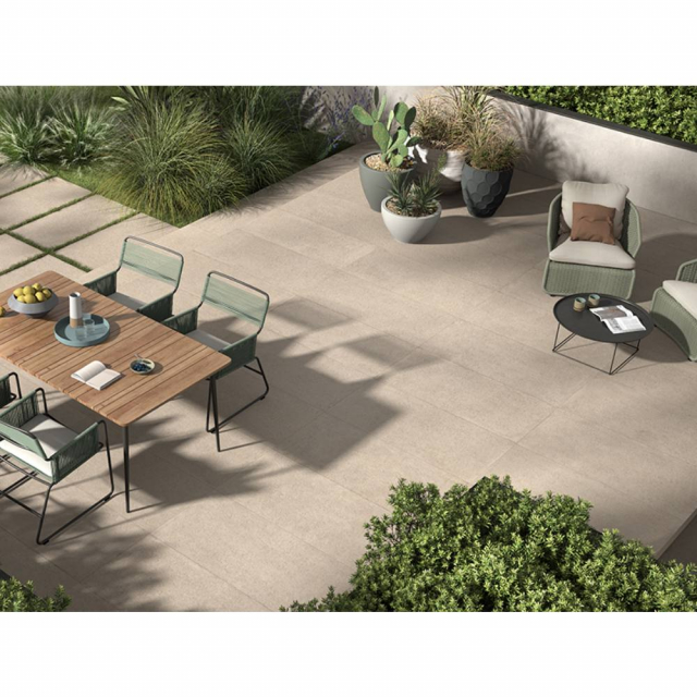 Castelvetro Konkrete_Outfit Fliesen 100x100 BEIGE XKO10R2 | Edilceram Design