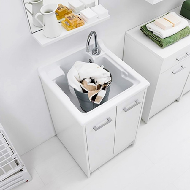 Waschtisch 50x50 Weiß Colavene Domestica DL5050B | Edilceramdesign
