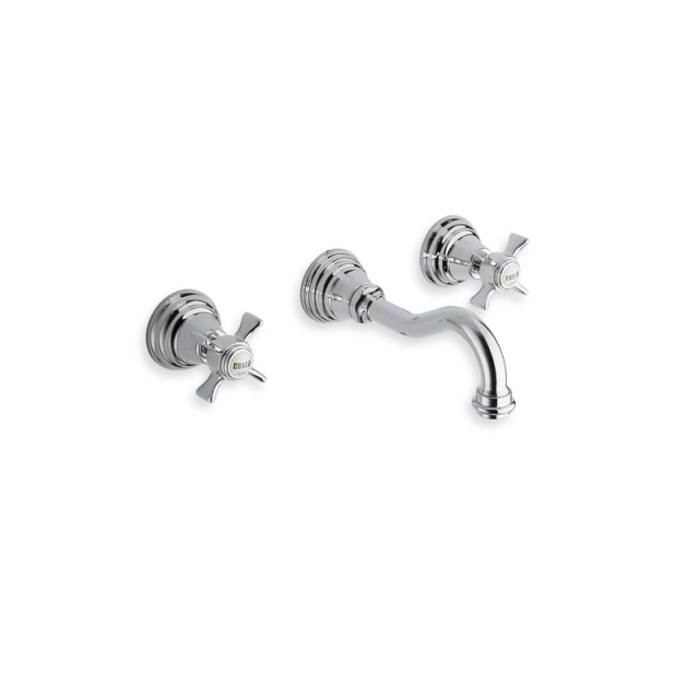 Waschtischarmatur Cristina Canova 3-Loch-Waschtisch-Wandbatterie CN242 | Edilceram Design