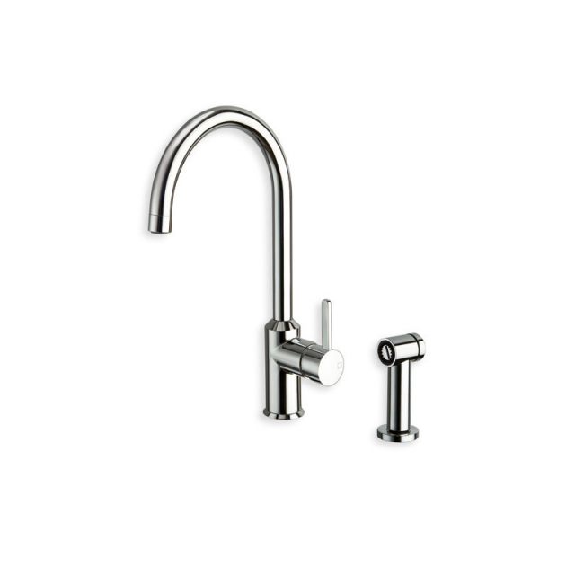 Küchenarmatur Cristina Contemporary Lines Kücheneinhandbatterie mit Handbrause KK524 | Edilceram Design