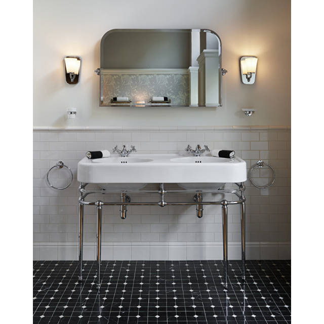 Konsole für Doppelwaschtisch zur Wandmontage Devon&Devon Crystal Memphis DDCRYMEMPH | Edilceram Design