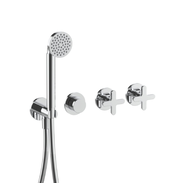 Dusch-/Badewannenset + Einbauteil Fantini Icona Classic R017B+R017A | Edilceram Design