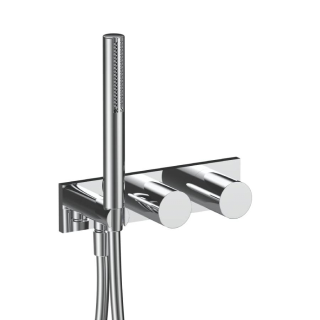 Brausebatterie + Unterputzteil Fantini Milano E584B+D184A | Edilceram Design
