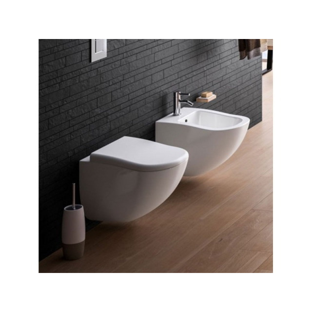 Ceramica Cielo Fluid FLVS+FLBS wandhängende Toilette und Bidet | Edilceramdesign