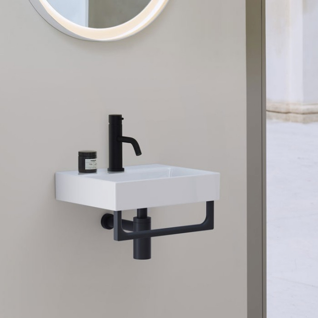 Keramik-Waschtisch für die Wandmontage / Unterputz GSI Nubes 9684111 | Edilceram Design