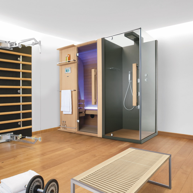 Sauna + Duschraum Hafro Cuna SCD50014-1S014 | Edilceramdesign