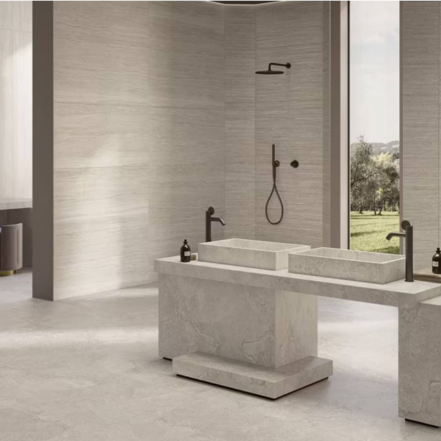 Ergon Portland Stone 80x80 Fliesen TALC EMYF | Edilceram Design