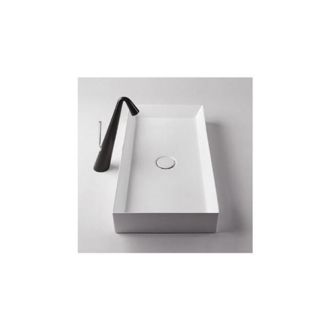 Valdama Schnitt CTL02A + PI3FCA Aufsatzwaschtisch mit vollem Becken | Edilceram Design
