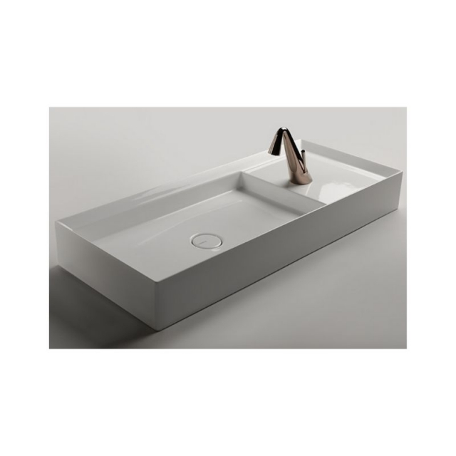 Valdama Schnitt CTL03A + PI3UCA Platte 27 Aufsatzwaschbecken | Edilceram Design