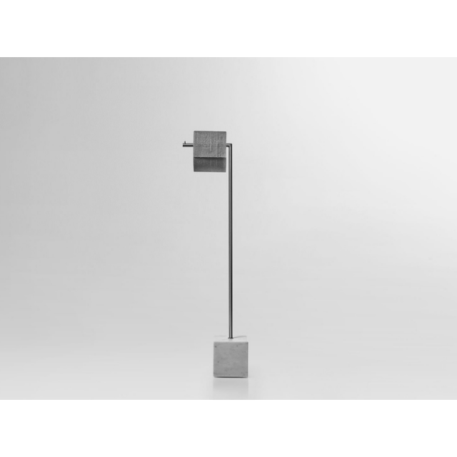 Antonio Lupi BIVIO1 Toilettenpapierhalter mit Sockel | Edilceram Design