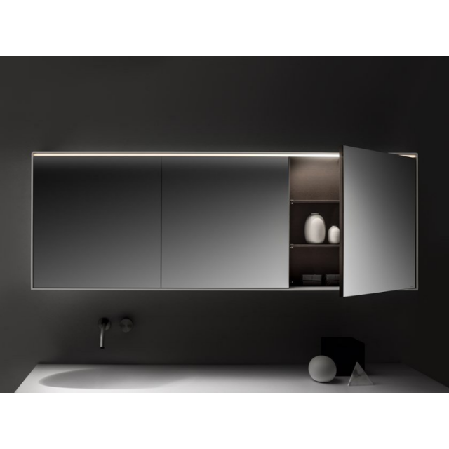 Falper Shape Evo DZW 80 Aufbewahrungsspiegel aus Holz | Edilceram Design