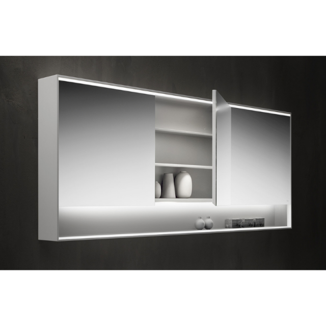 Falper Shape Evo ZLS 80 Ablagespiegel mit offenem Fach | Edilceram Design