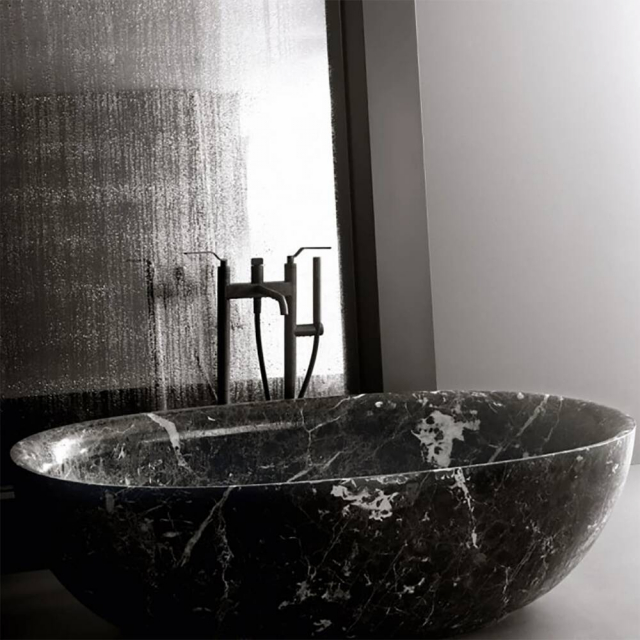 Boffi FISHER ISLAND STONE QAFISM01 freistehende Badewanne | Edilceram Design