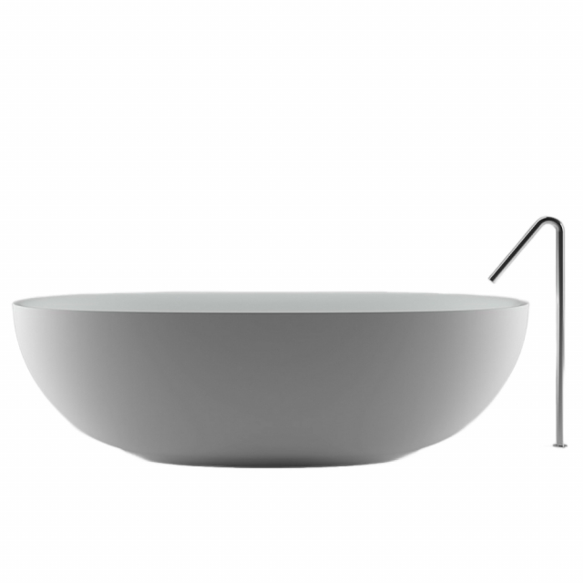 Boffi Freistehende Badewanne Fisher Island QAFISX02 in Cristalplant | Edilceram Design