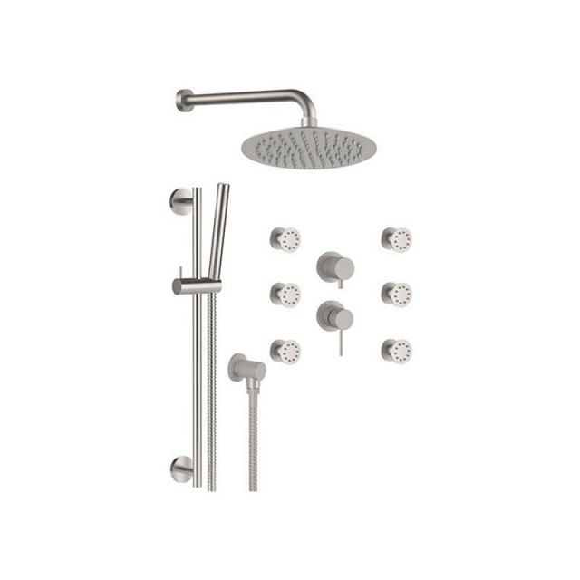 Daniel Tokyo Steel SSTX613ZP7820 Brausegarnitur | Edilceram Design