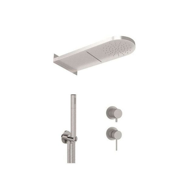 Daniel Tokyo Steel SSTX615ZPSSCA Brausegarnitur | Edilceram Design