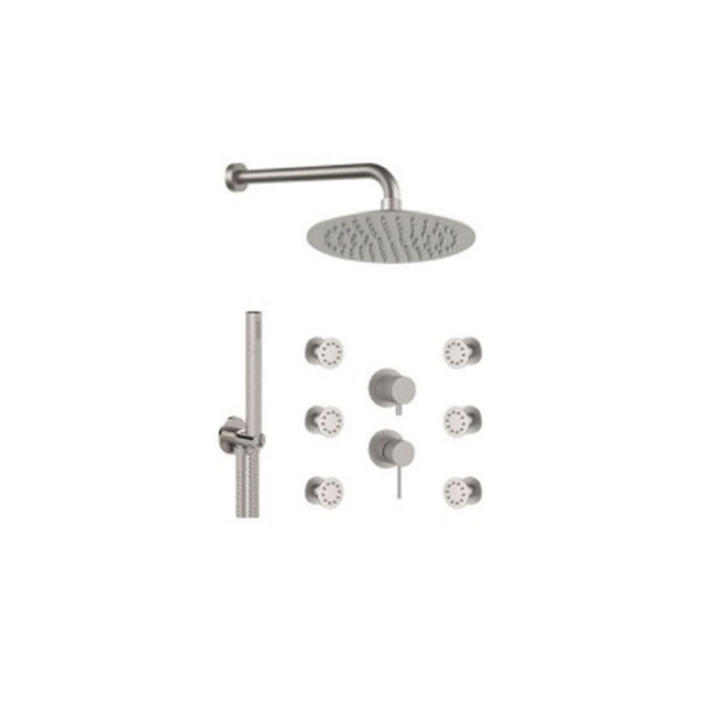 Daniel Tokyo Steel SSTX616ZP7820 Brausegarnitur | Edilceram Design