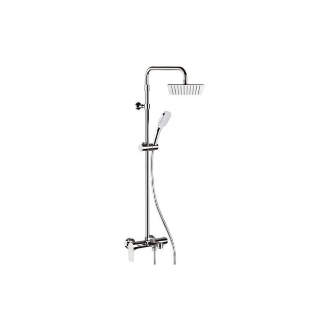 Daniel Tiara TA636DA7720 Wand-Badewannen-Brausebatterie mit Handbrause und Kopfbrause | Edilceram Design